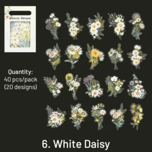 flower and plant holographic hot stamping 14