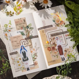 flower and plant holographic hot stamping 5