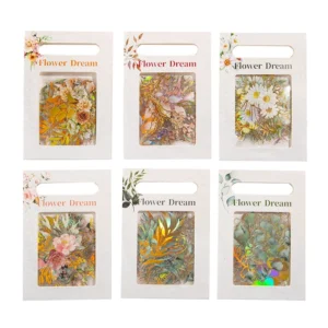 flower and plant holographic hot stamping 7