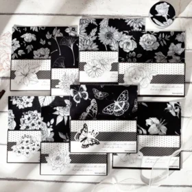 Flower and Plant Sulphuric Acid Paper Background Paper