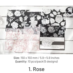 flower and plant sulphuric acid paper 10