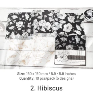 flower and plant sulphuric acid paper 11