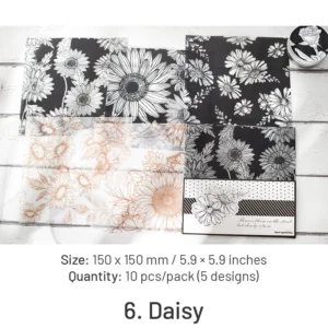 flower and plant sulphuric acid paper 15