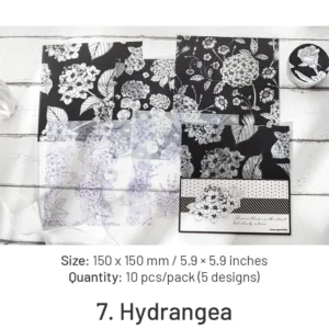 flower and plant sulphuric acid paper 16