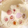 Flower and Plant Wax Seal Dripping Glue Stickers