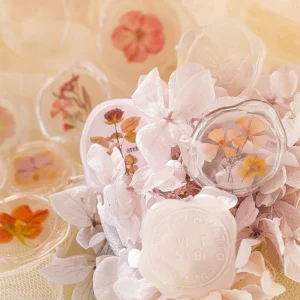 Flower and Plant Wax Seal Dripping Glue Stickers flower and plant wax seal dripping 8