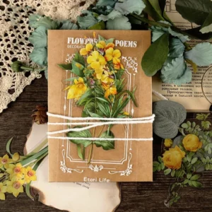 flower and poetry series clear transparent 2