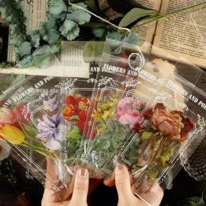 flower and poetry series clear transparent 3