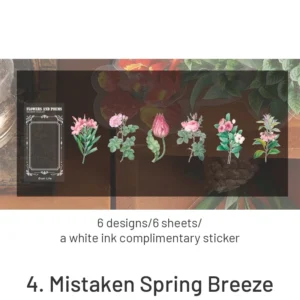 flower and poetry series clear transparent 9