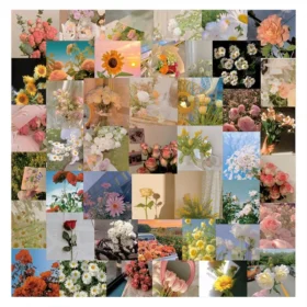 Flower and Sky Vinyl Stickers