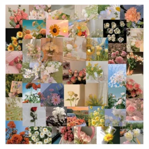 Flower and Sky Vinyl Stickers