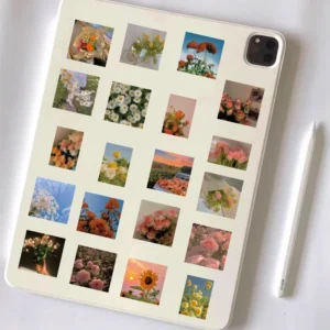 flower and sky vinyl stickers 3