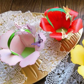 Flower Basket Carbon Steel Crafting Dies Scrapbooking Die-Cuts