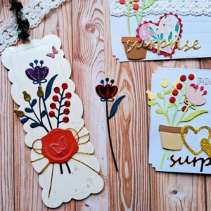 flower branches carbon steel crafting dies 3