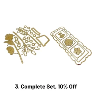 flower branches carbon steel crafting dies 8