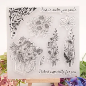 Flower Clear Silicone Stamp