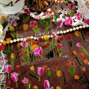 flower clear transparent stickers rose hydrangea 3