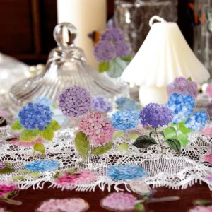 flower clear transparent stickers rose hydrangea 5