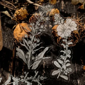 flower cottage plant stickers daisy magnolia 7