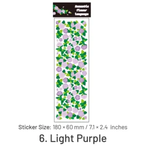 Flower Holographic Clear Transparent Stickers flower holographic clear transparent stickers 13