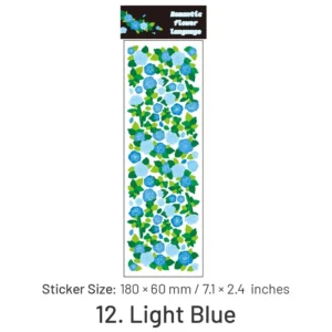 Flower Holographic Clear Transparent Stickers flower holographic clear transparent stickers 19