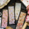 Flower Hot Stamping Gold Sticker Sheets
