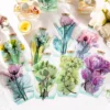 Flower of Life Series Plant Clear Transparent Stickers