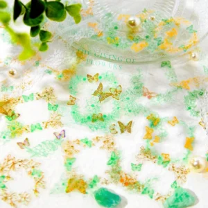 flower pledge foil stamping botanical sticker 2