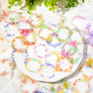 flower pledge foil stamping botanical sticker 3