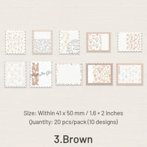 flower stampstyle decorative paper 7