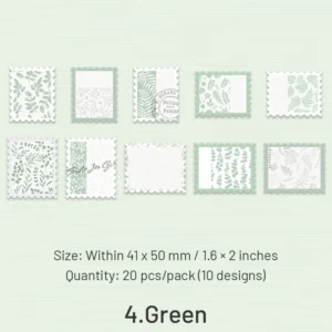 flower stampstyle decorative paper 8