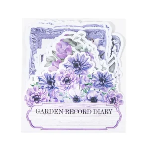 flower washi stickers frame seal label 8