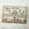 Flowers and Butterflies Handmade Junk Journal Folio Kit
