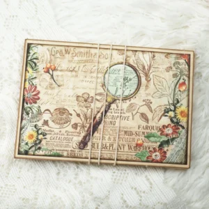 flowers and butterflies handmade junk journal 9