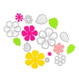 flowers and leafy plants carbon steel 5