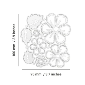 flowers and leafy plants carbon steel 6