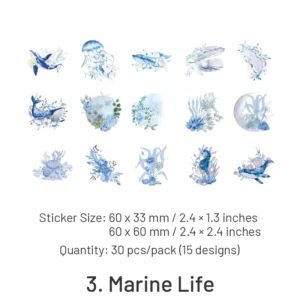 flowers floral clear transparent stickers furniture 11