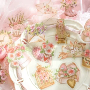 flowers floral clear transparent stickers furniture 4