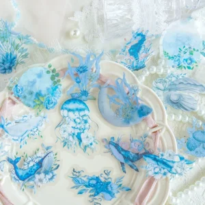 flowers floral clear transparent stickers furniture 6