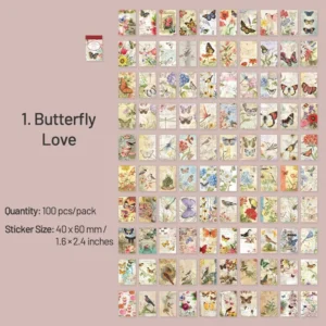 Flowers on Paper Series Floral Sticker Book flowers on paper series floral sticker 8