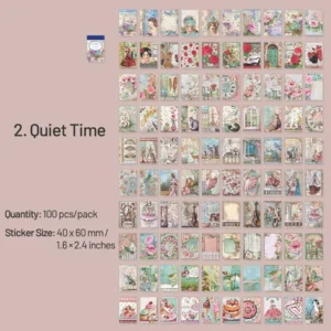 Flowers on Paper Series Floral Sticker Book flowers on paper series floral sticker 9