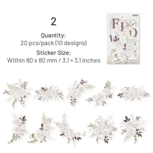 flowerthemed washi stickers 10