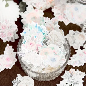 flowerthemed washi stickers 2