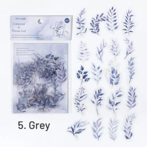 flowing light retro botanical clear transparent 10