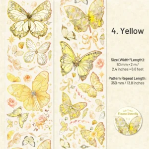 flying butterfly series holographic clear transparent 12