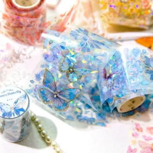 flying butterfly series holographic clear transparent 4