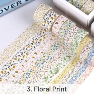 foil stamped washi tape set 10 10