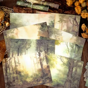 forest fairy tale background scrapbook paper 5
