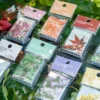 Four Seasons Garden Series Stamp Sticker Book