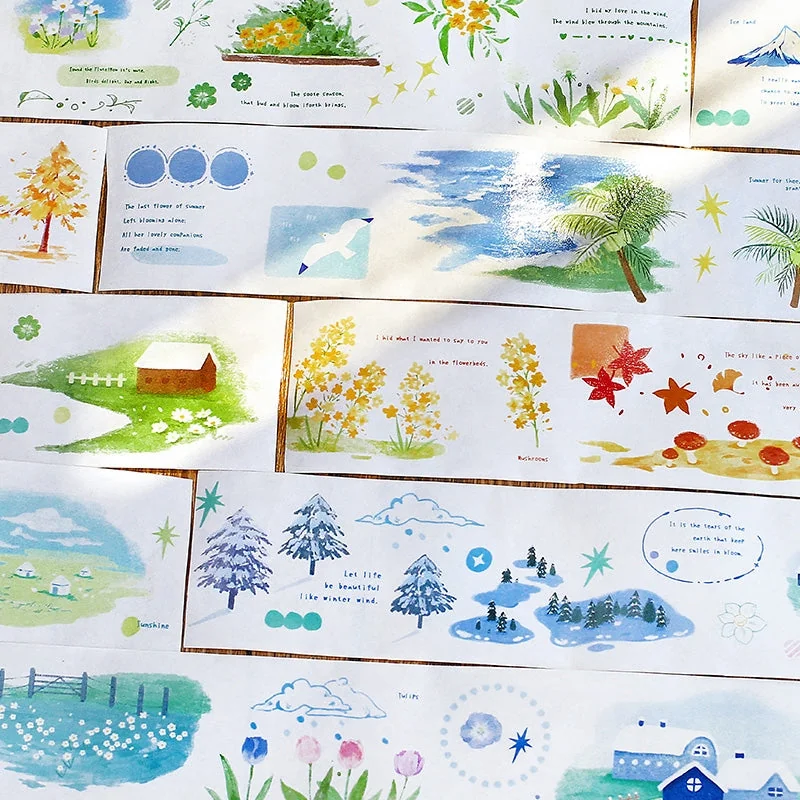 four-seasons-landscape-washi-tape-fields-1 four seasons landscape washi tape fields 1